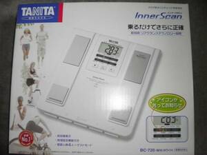 TANITA* body composition meter inner scan BC-720-WH * new goods 