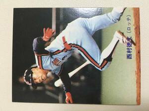 カルビープロ野球カード 89年 No.49 西村徳文 ロッテ 1989年 ① (検索用) レアブロック ショートブロック ホログラム 金枠 地方版