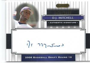 2008 Razor Signature D.J. Mitchell Auto /1499