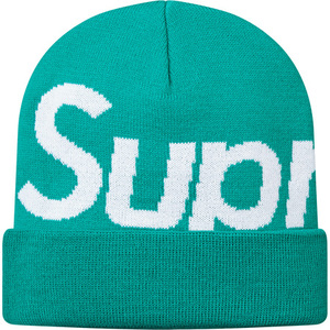 希少★新品本物【TEAL】★Big Logo Beanie ビッグロゴビーニー 正規店購入 シュプリーム レアカラー 限定品 入手困難 Supreme 2013A/W