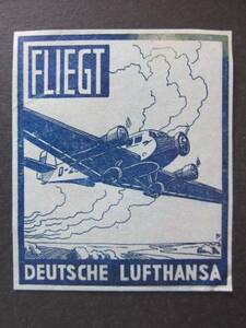 ルフトハンザ■DEUTSCHE LUFTHANSA■FLIGHT■1930's■ラベル