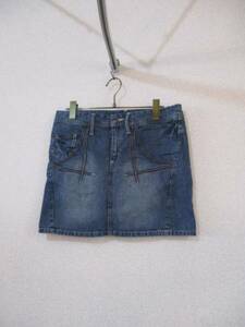 cantwo Denim тугой мини-юбка (USED)81015②