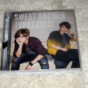 東方神起 CD+DVD Sweat Answer 初回限定盤ジャケカ付 送料無料　即決　