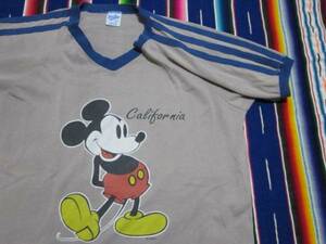 １９８０年代 MICKEY MOUSE ミッキーマウス ディズニーランド ビンテージ MADE IN USA VINTAGE DISNEY OUTSIDERS アメカジ ヒッピー