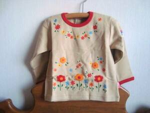  Person's Kids ** pretty . flower embroidery & up like100cm new goods!