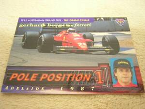 1995FUTERA　F1　PP3　POLEPOSITION　87　G・ベルガー