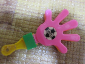 * toy soccer . hand?. possible toy 