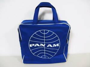 1960 period new goods bread nam bag (Pan Am) square blue #303