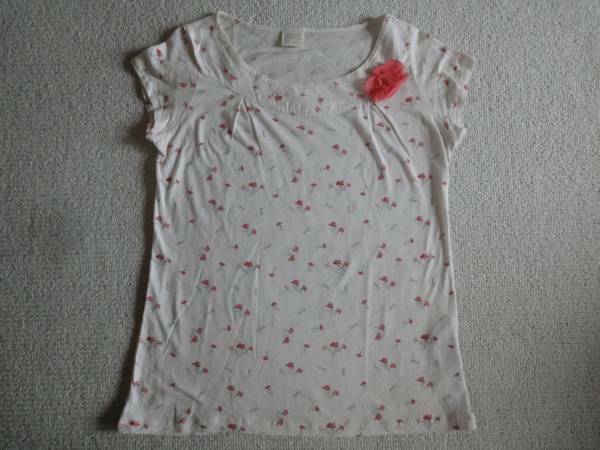 ZARA　　164　　小花総柄半袖カットソー・Tシャツ