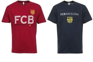 Barcelona 2Pack FCB Graphic T-Shirts S UK輸入品 バルサ
