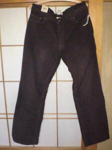  new goods big size BIG Gap GAP corduroy CORDS jeans 36×32 pants bar gun tiBURGANDY wine red BROWN Brown 