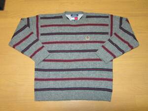 【TOMMYHILFIGER】シェットランドウールセーター Size L 