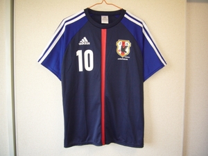 アディダス　日本代表10番ユニフォームシャツ Sサイズ ネームなし