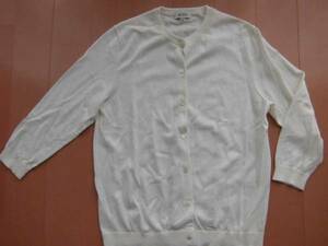 *** beautiful goods *SCAPA cotton cardigan * eggshell white ***