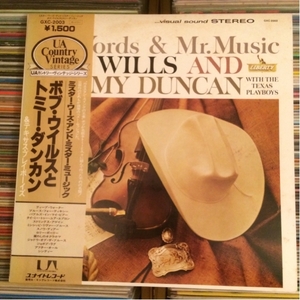 BOB WILLS AND TOMMY DUNCAN 帯付LP western swing ロカビリー