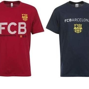 Barcelona 2Pack FCB Graphic T-Shirts S UK輸入品 バルサ