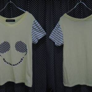 ★即決!送料込み!★【mercibeaucoup,】の袖切替えTシャツ★1★良品!!!