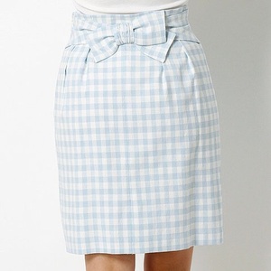 Новая Mente Passe Gingham Check лента с тугим юбкой 38