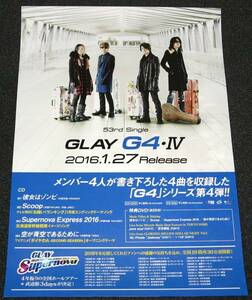 ±7 告知ポスター GLAY [G4・IV]