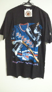 新品 NHL RANGERS レンジャーズ フルイクィップ Ｔシャツ Ｌ