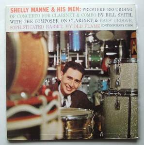 ◆ SHELLY MANNE & His Men / Concert For Clarinet & Combo ◆ Contemporary C3536 (yellow:dg:D1) ◆ W