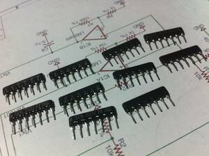  Fukushima . feather resistance a Ray 6 element 330Ω 100 piece (590)