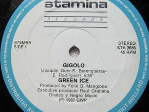 Green Ice / Gigolo / イタロ ディスコ / itaro disco / Producer- Felix B. Mangione / 1987 / ＣＤ-ＬＰ５点以上で送料無料