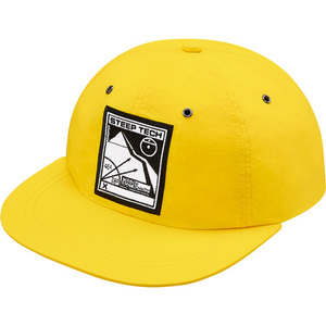 即決 supreme north face steep tech 6 panel cap yellow