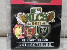 MLBポストシーズン★NLCS2011★カージナルス×ブリュワーズ★セントルイス★ミルウォーキー★ピンズ★メジャーリーグ_画像1