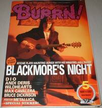 BURRN '97/5 BLACKMORE'S NIGHT DIO BRUCE DICKINSON_画像1