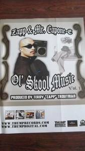 ☆ZAPP & MR.CAPONE-E Ol' School Music Vol.1のポスタ－！