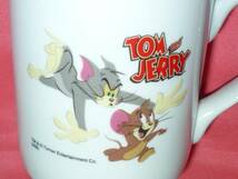 激レア！カワイイ♪TOM＆JERRY トム＆ジェリー 陶器製 マグカップ(非売品)①_画像2