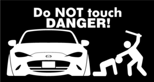 送料無料!!Do NOT touch NDロードスター☆ステッカー!!MAZDA