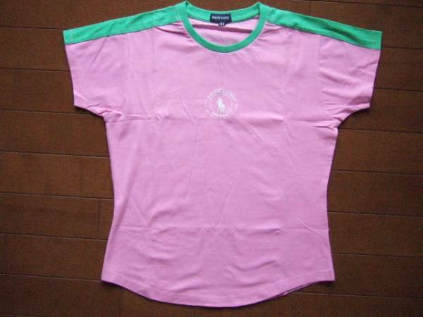 ♪送料無料♪ラルフローレン　半袖Tシャツ　女児　ピンク×緑　美品 未着用かも??♪160