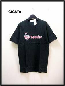 M 別注 【CICATA Tee シカタ Tシャツ Toy Soldier RIHITO リヒト 黒 BLACK】