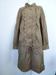  Ferrie simo^ light brown group frill military all in shorts LT/103