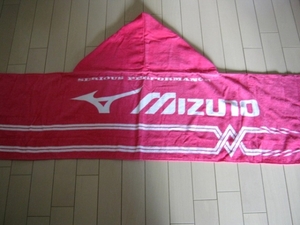[ new goods ] Mizuno MIZUNO with a hood . towel pink 