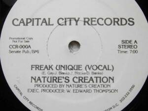 Nature's Creation/Freak-Unique/ＣＤ~ＬＰ５点以上送料無料