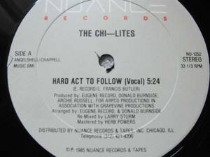 美品放出！ Chi-Lites/Hard Act To Follow/Eugene Record