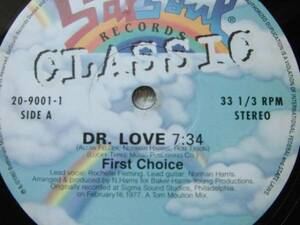 First Choice/Ripple/Dr. Love/The Beat Goes On/salsoul/