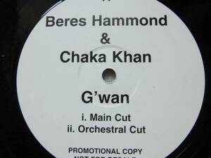 BERES HAMMOND & CHAKA KHAN/G'WAN/ＣＤ~ＬＰ５点以上送料無料