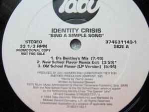 Identity Crisis/Sing A Simple Song/Sly & The Family Stone/