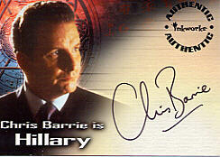 トゥームレイダーTOMB RAIDER サインカード A4 Chris Barrie