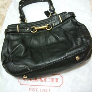 ★美品【COACH】コーチ★オールレザーハンドバッグF12476