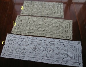  hand embroidery table runner #005