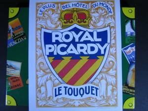 ▽▼53501▼▽＜LE*トラベルステッカー＞GRAND HOTELS*ROYAL PICARDY LE TOUQUET