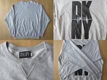 左上・DKNY NYCロゴ・前Vスウェット裏面