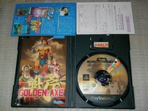 PS2 ゴールデンアックス ライナー/ハガキ付き美品 GOLDEN AXE 即決_画像2