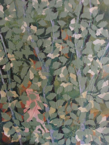 ≪Takashi Kunimi≫ Haruyoshi Tada Dans la forêt peinture à l'huile grand format peinture originale, Livré avec certificat, objet rare, peinture, peinture à l'huile, Nature, Peinture de paysage