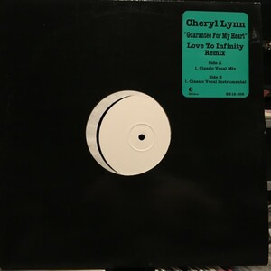 Cheryl Lynn / Guarantee For My Heart (Love To Infinity)